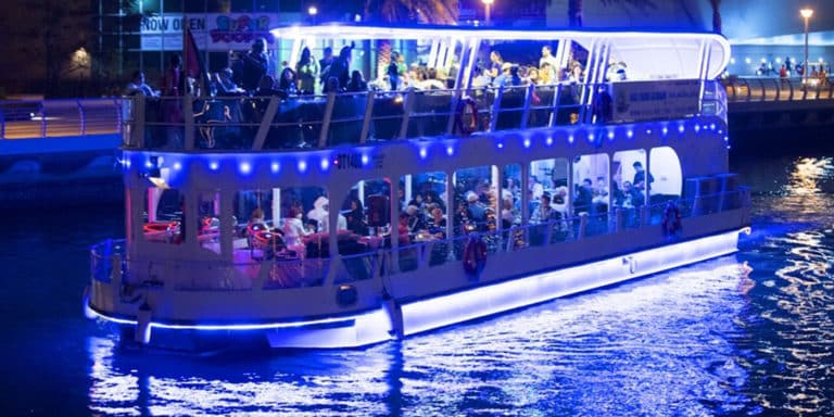 House Boat Dinner Marina Dubai | Skyland Tourism